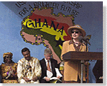 Clintons in Ghana