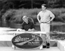 Photo: President Clinton and Al Gore