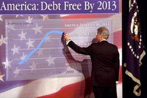 PHOTO: President Clinton presents Budget Plan