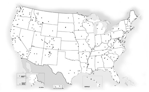 Map of United States