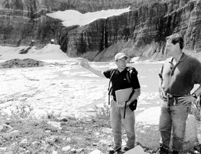 Photo: Vice President Gore at Glacier National Park, September 1997